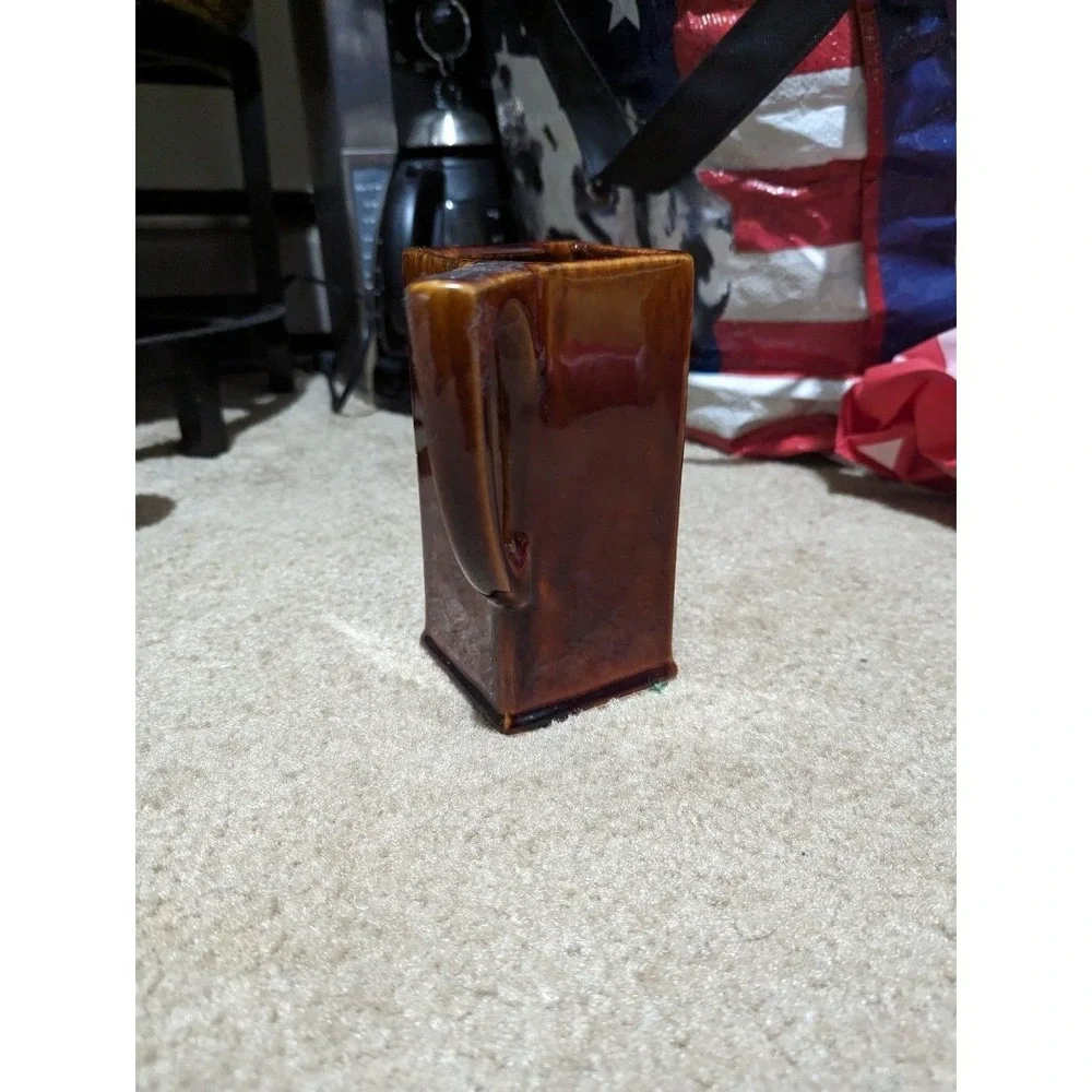 Canadian Lord Calvert Ceramic Square Whiskey‎ Mug Pitcher